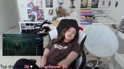 pokimane Touching Herself