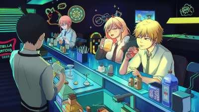 Chainsaw Man [1920x1080] 4k animated version in comments