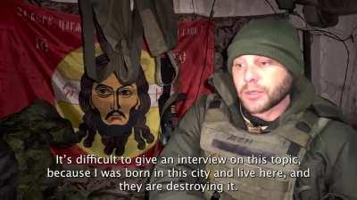 Ru pov: A Russian soldier participating in the special military operation in Ukraine explains what he is fighting for 