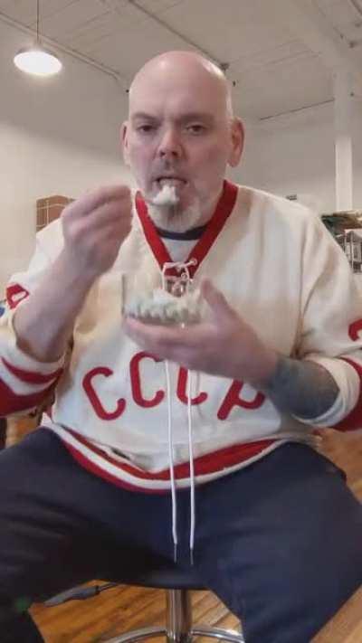 Eating potato salad in November