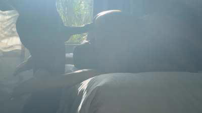 There’s nothing that feels sexier than taking a Big Black Cock over my cucks face so he can my pussy stretch out 