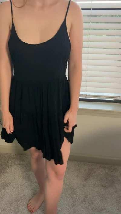 Want to see what's hiding under my dress? I hope you enjoy it ;)