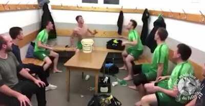 Football challenge leads to instant regret x2