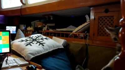 Failed sneak attack.