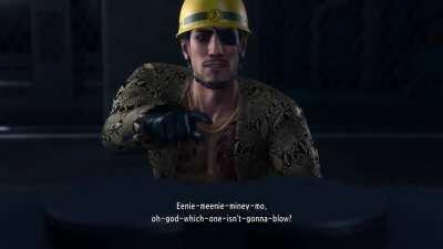 thank you majima, now we will have to rebuild the Millennium tower (again)