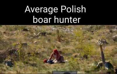 I love hunting boars with my family