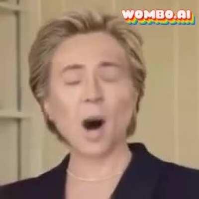 Blursed_clinton, cage? Thing