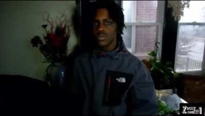 Man keef was so inspirational that zacktv started cryin during d interview 😭😭😭