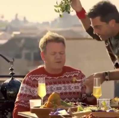 Gordan ramsey tasted something raw