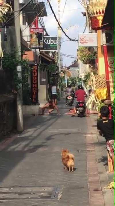Not Making Way For MotorCyclists
