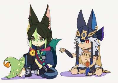 How to comfort Cyno by @yunyunonigiri