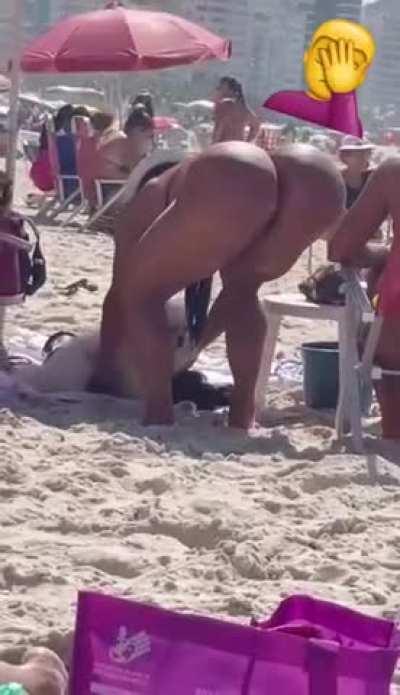 Beach Big Ass Bikini Ebony Fake Ass
