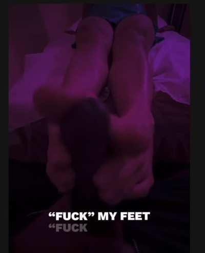 Asian toejob snippet with sound