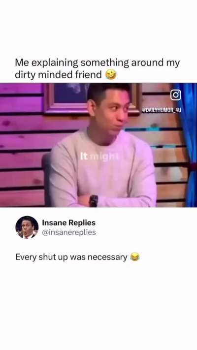 SS - I’m definitely the friend in this situation 😂