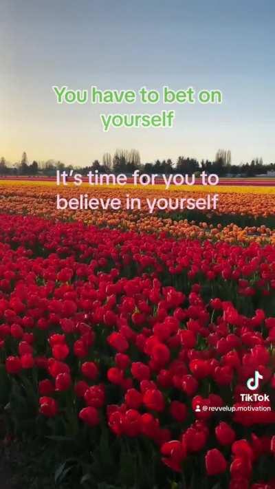 Bet on yourself every time 🎲