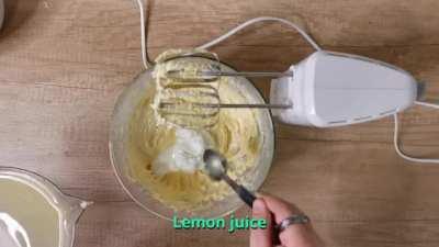 Lemon Blueberry Cupcakes | with lemon syrup and topped with lemon icing