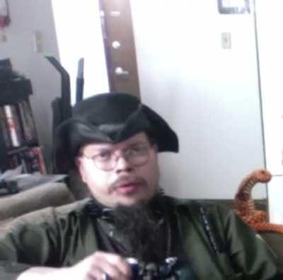 That time he died mid-sentence