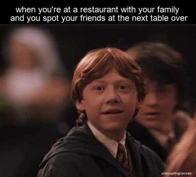 I didn't know you ate here too!