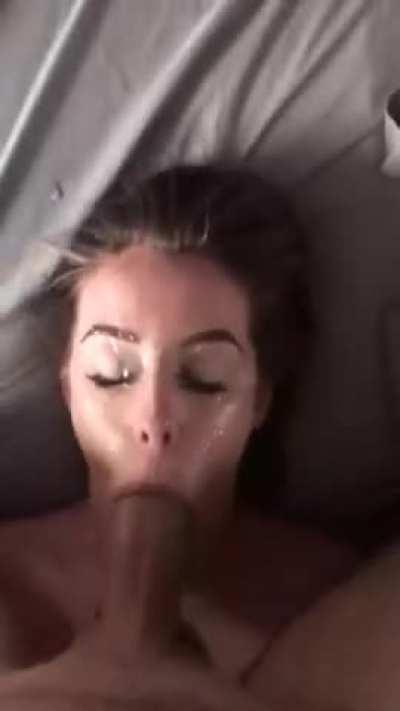 Cum Covered Throat Fucking
