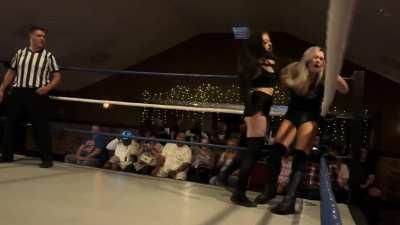 Leela Hall, damn hot young jobber beaten down merciless