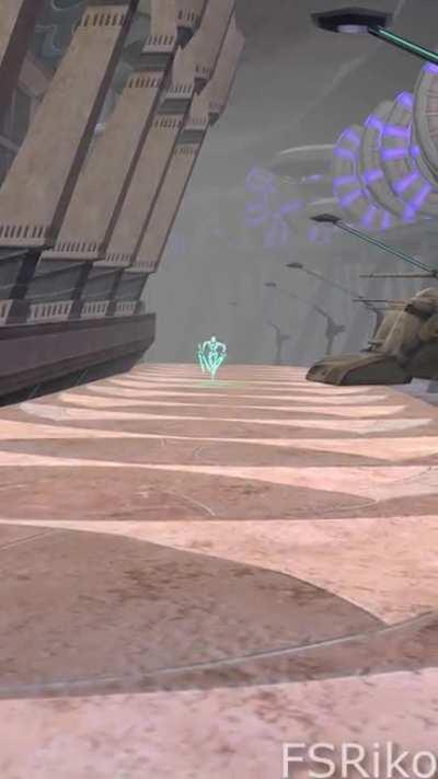 The clones waiting for general grevious to arrive be like