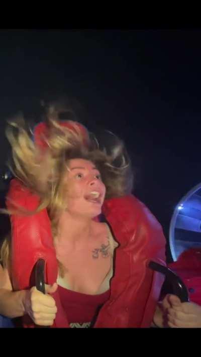 Hilarious slingshot ride