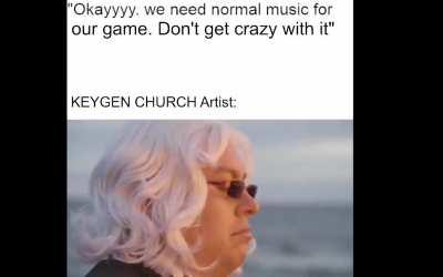 KEYGEN CHRUCH Artist is got crazy with soundtrack for p-2