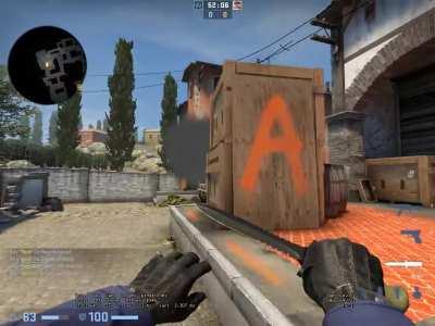 Found a new inferno smoke for banana/pit players. Haystack smoke from mexico. Blocks off the entire a site and long. (64 tick)