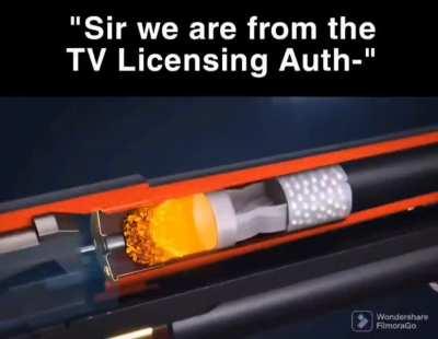 When you get no knocked by the TV Loicense 