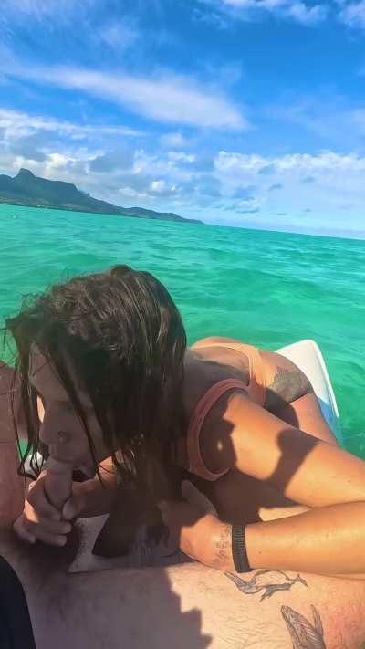 Is it weird to suck dick on a kayak?