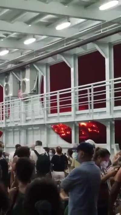 A whole burning island (yesterday in Greece)