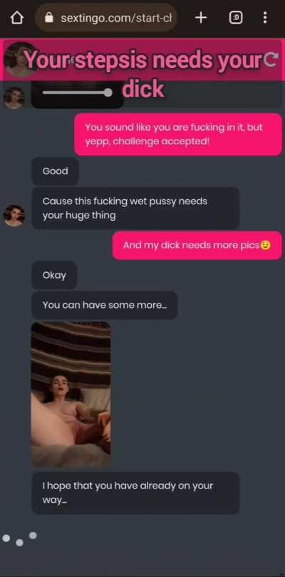 Your slut step-sis masturbates while waiting for you