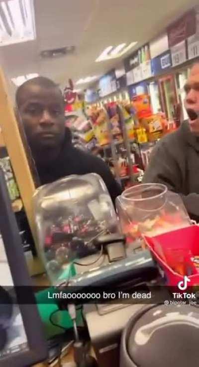 To scam this person with a fake cheque.