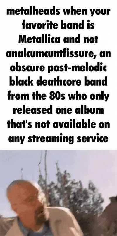 Posting here because r/metalmemes couldn't take a joke