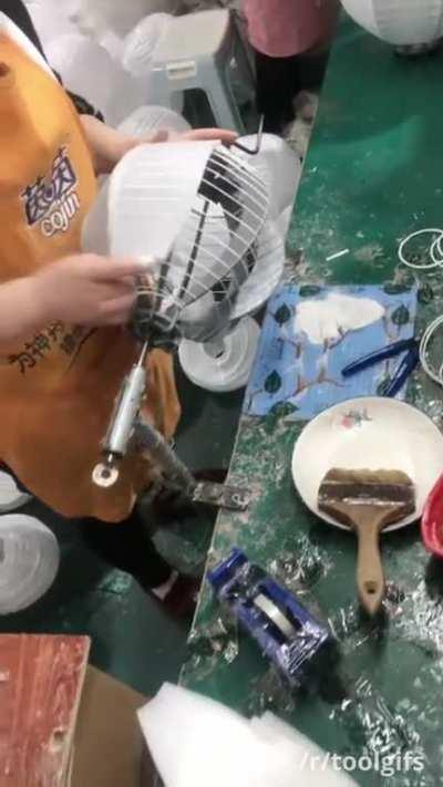 Making paper lanterns