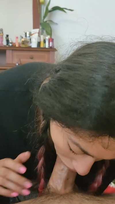 Getting horny sucking cock