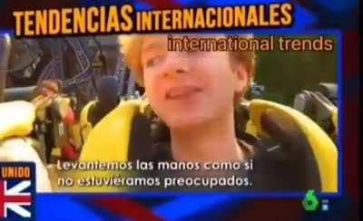 HE’S ON A SPANISH TV SHOW!