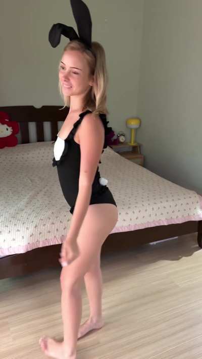 A shy bunny longs for attention