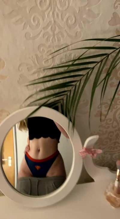 Just my new black underwear