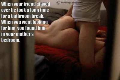 He use to bully you but acted like he was your friend after he saw your mom and now you caught him fucking your mom what do you do