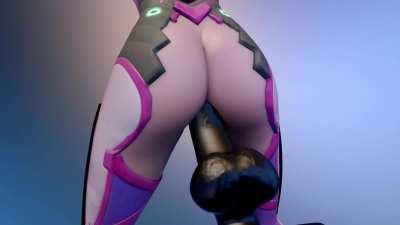 D.va anal riding a dildo (Tiaz-3dx) [Overwatch]