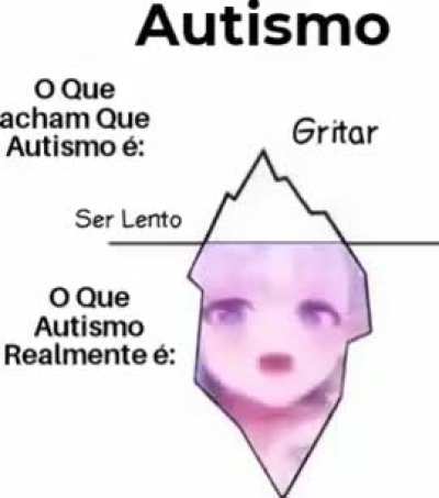 Como autista eu digo que isso é verdade 