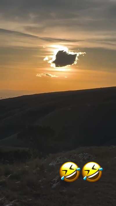 Drove all that way, and the cloud said, 