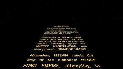 STOCK WARS, EPISODE I: THE RISE OF $GME — MELVIN IS JUST THE BEGINNING — SEMI-EFFORTPOST, MODS PLEASE DON'T DELETE