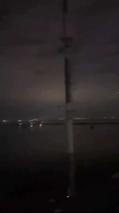 Insane footage of Ukrainian anti-aircraft guns in Odesa confronting a swarm of Russian drones