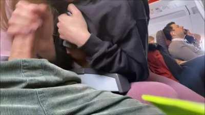 INSANE!!! She finished him inside the plane....