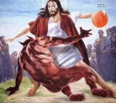 Jesus is ballen
