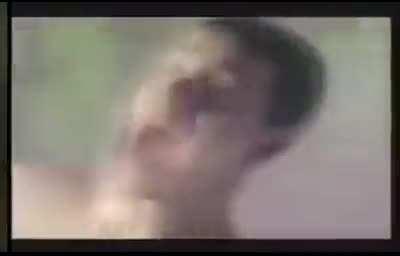 There he goes like mother like son