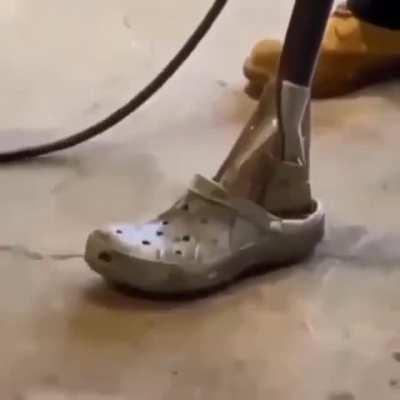 Fire croc. Destroyer of all footwear.