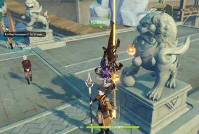 Son and Father bonding and manager xiao doesn't like it